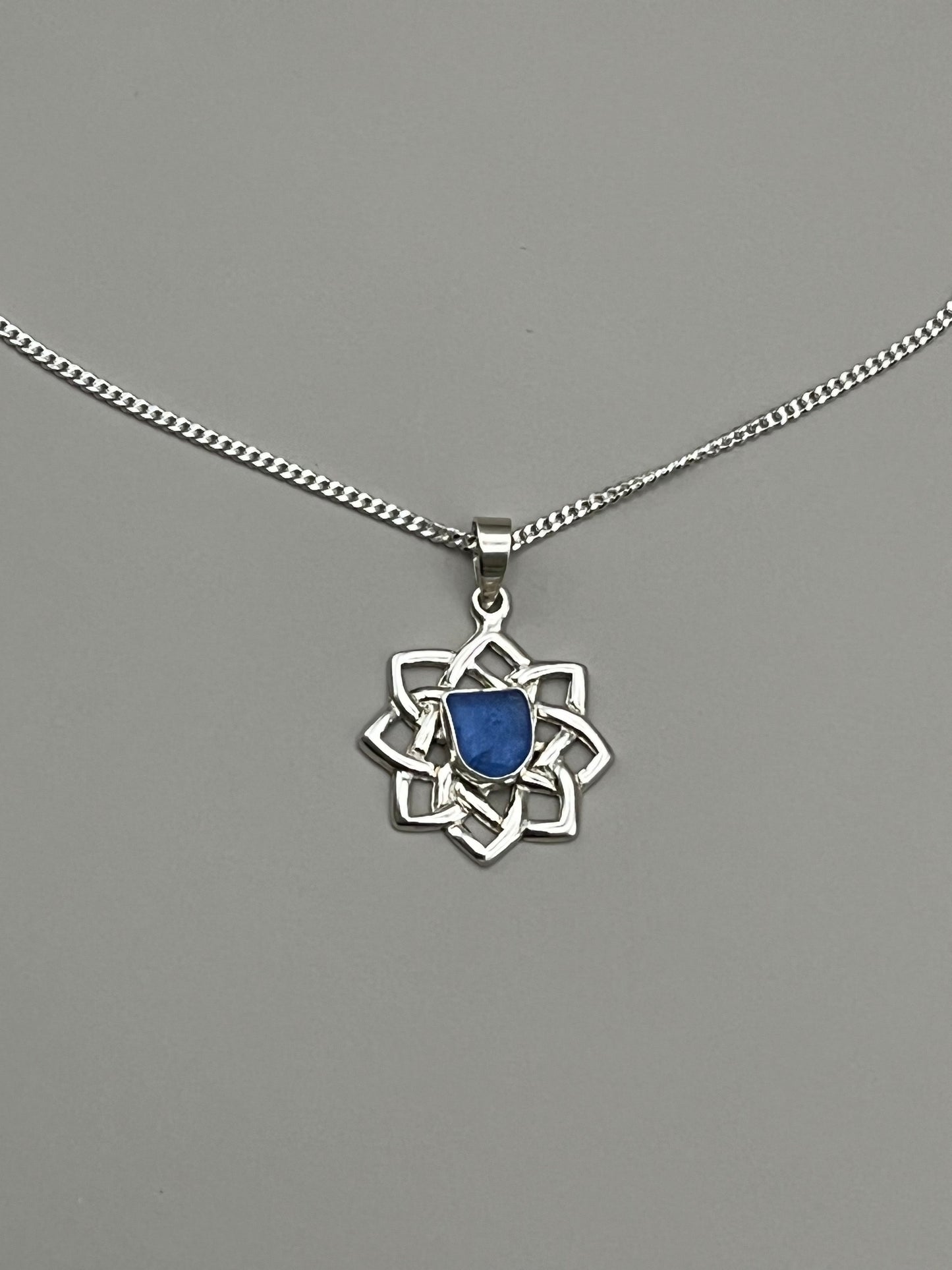 Celtic Design Seaglass Necklace